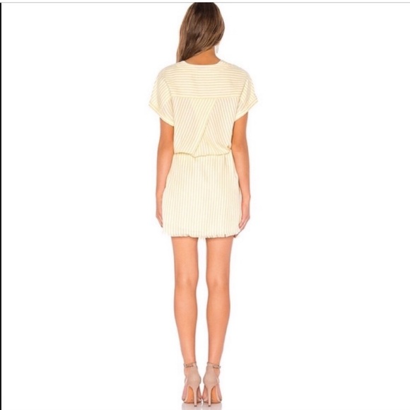 NWT PAIGE Women’s Haidee Dress white & yellow - Picture 3 of 3